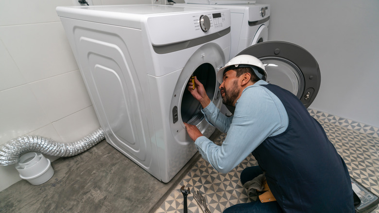 Acton washer- dryer installation